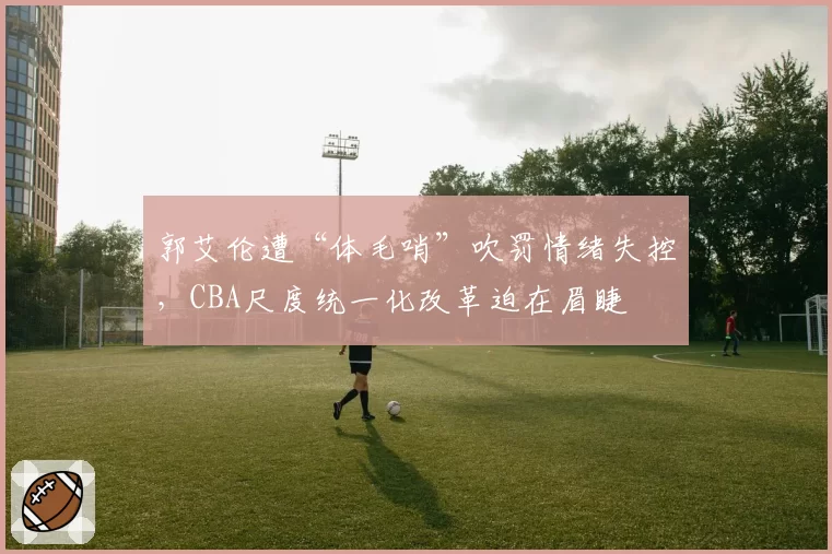 郭艾伦遭“体毛哨”吹罚情绪失控，CBA尺度统一化改革迫在眉睫